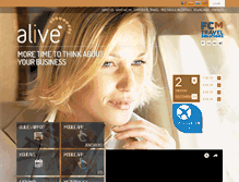 Tablet Screenshot of alivetravel.com